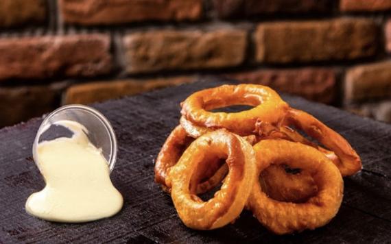 Ohannes Burger side of Onion Rings and dip