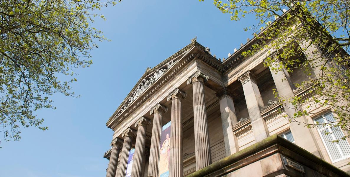 Harris Museum and Art Gallery at Preston Flag Market