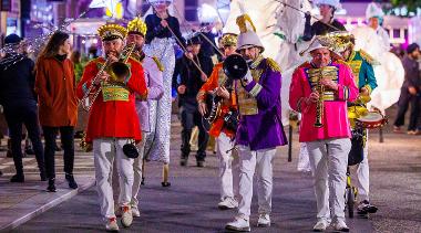 Band at the Torchlight Procession