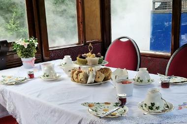 Cream Tea experience at Ribble Steam Railway