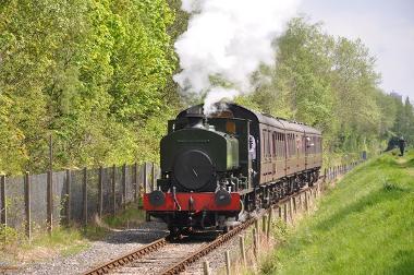 Vintage steam train