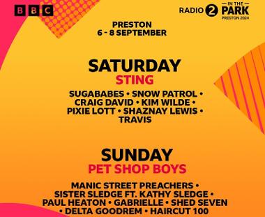 Radio 2 in the Park Saturday and Sunday line up