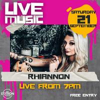 Live music at The Station with Rhiannon