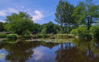 A view over the lake at Bowland Lakes Leisure Village