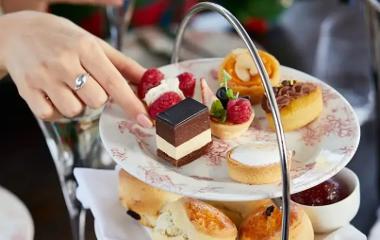 Afternoon tea cakes and scones