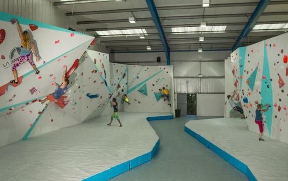 People climbing at Boulder UK