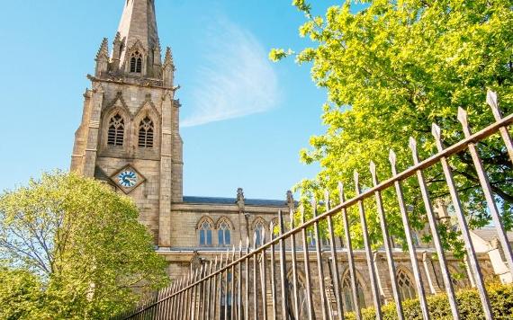 View of Preston Minster.