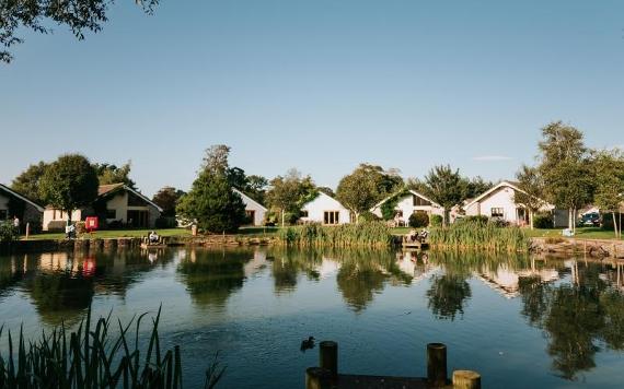 Holiday lets by lake at Ribby Hall Village.